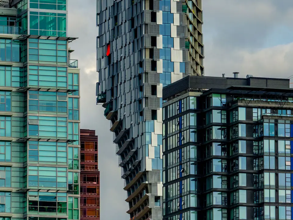 Vancouver high-rise towers representing the local property market